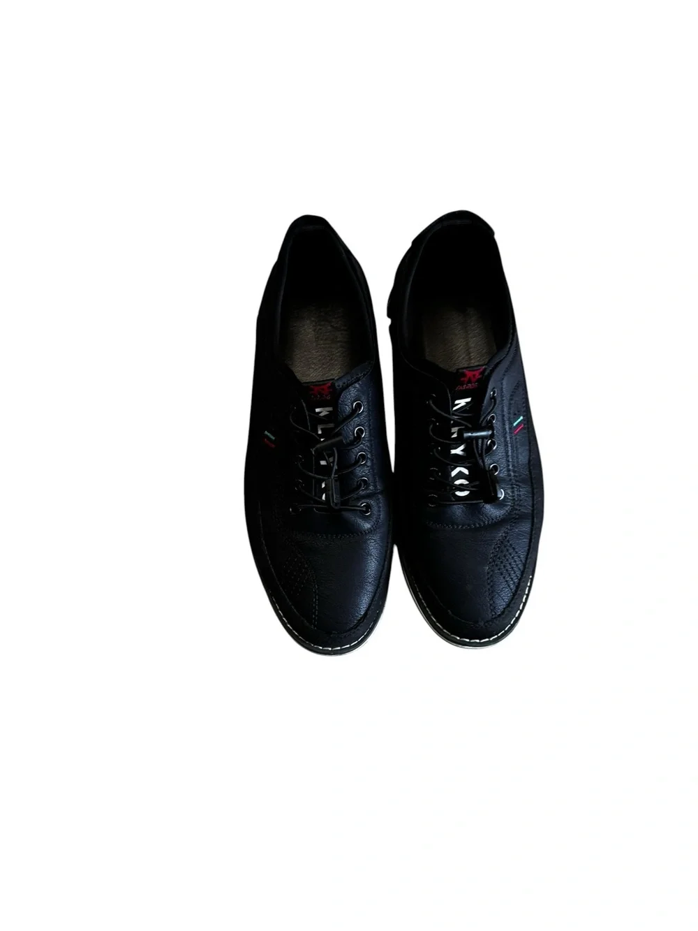 Men's Black Lace-Up Derby Shoes US Size 10 EU Size 43
